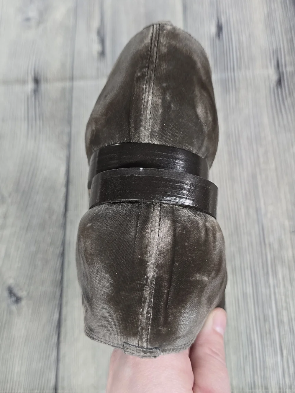 John Varvatos New Venice Distressed Velvet Loafers
